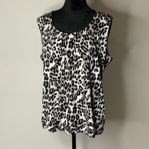 Kasper Tank Top Blouse Size XL
